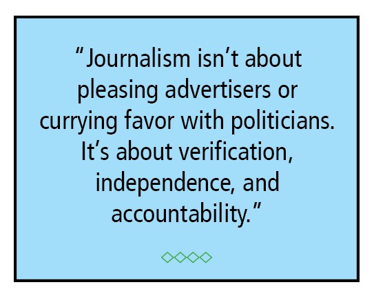 COMMENTARY: Media Ownership Must Stand for Journalists