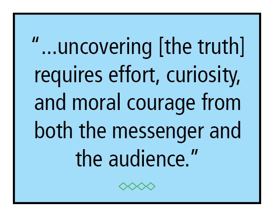 COMMENTARY: Why Is Telling the Truth so Hard?