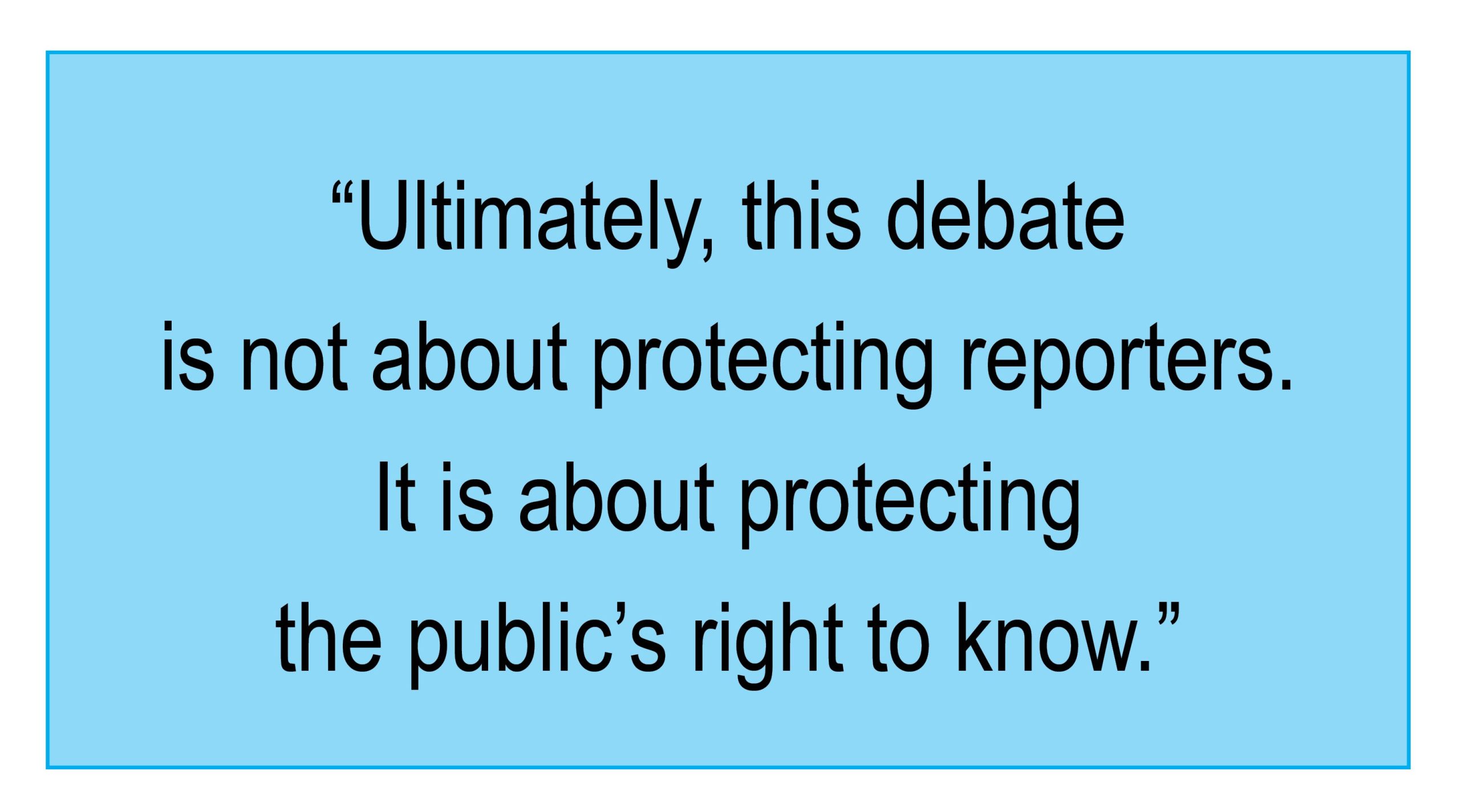 OPINION: Who Owns the Right to Know?